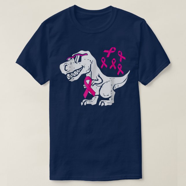 Medvetenhet om bröstcancer vid Småbarn Rosa Ribbon T Shirt (Design framsida)