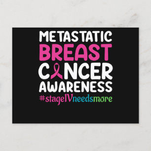 Medvetenhet om bröstcancer vykort