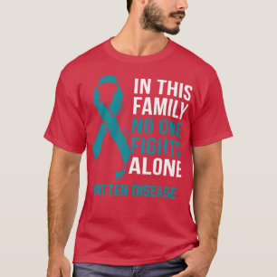 Medvetenhet om BSE Ingen kämpar Ensam Hoppet T Shirt