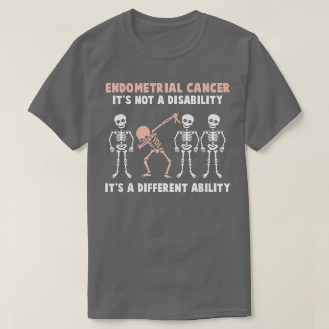 Medvetenhet om cancer är inte ett funktionshinder t shirt (Design framsida)