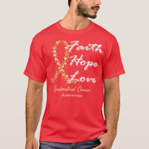 Medvetenhet om cancer hopp om Kärlek i i T Shirt