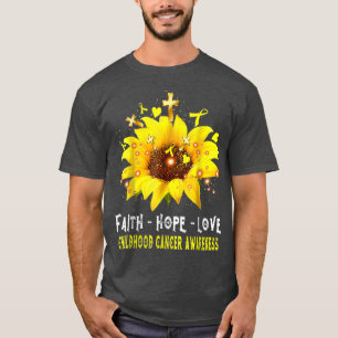Medvetenhet om cancer hos barn Hoith Hope Kärlek S T Shirt