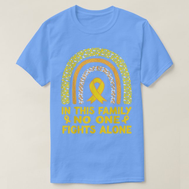 Medvetenhet om cancer hos barn i denna familj inge t shirt (Design framsida)