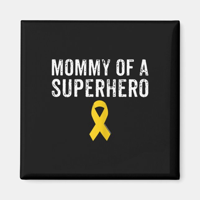 Medvetenhet om cancer hos barn i Mamman för en sys Magnet (Framsidan)