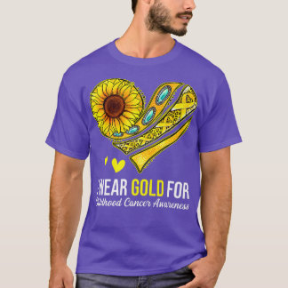 Medvetenhet om cancer hos barn i september Bära T Shirt