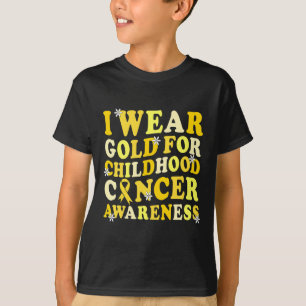 Medvetenhet om cancer hos barn i september Vi Bära T Shirt