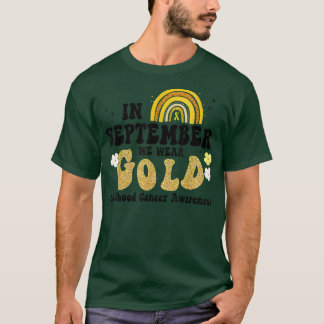 Medvetenhet om cancer hos barn i september Vi går T Shirt