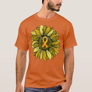 Medvetenhet om cancer hos barn Kvinnor Flickor Sol T Shirt