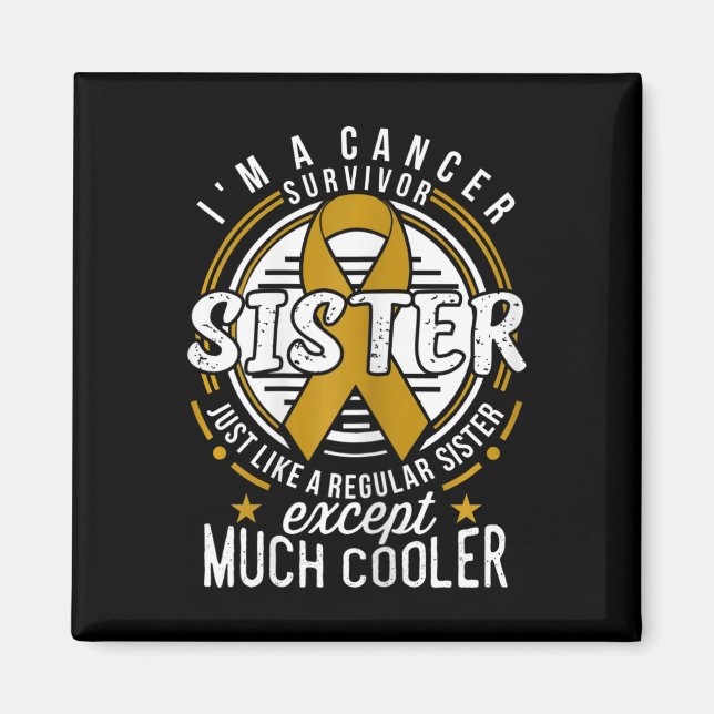 Medvetenhet om cancer hos barn magnet (Framsidan)