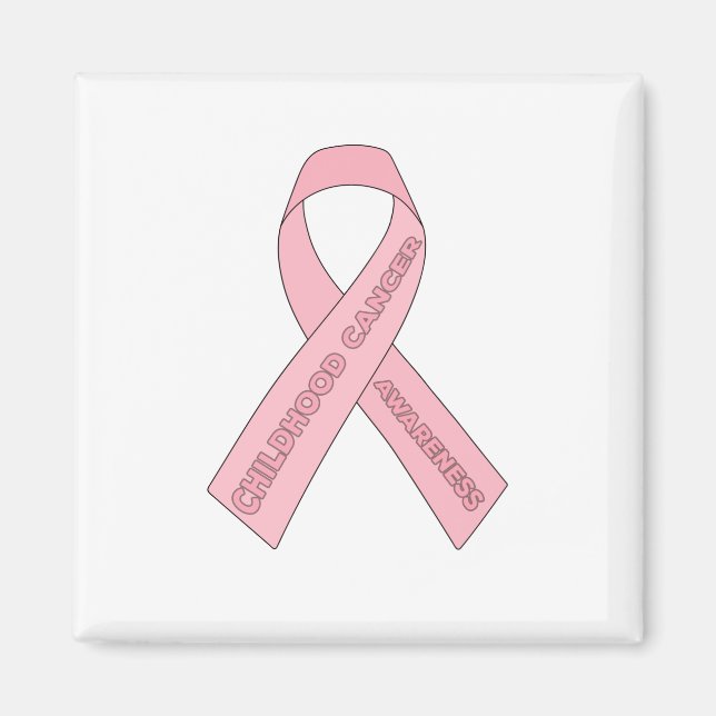 Medvetenhet om cancer hos barn magnet (Framsidan)
