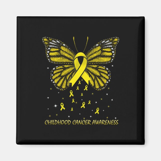 Medvetenhet om cancer hos barn magnet (Framsidan)