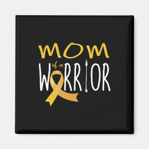 Medvetenhet om cancer hos barn mamma i en krigare magnet