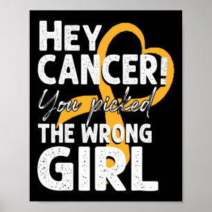 Medvetenhet om cancer hos barn Överlevande Fel Kid Poster