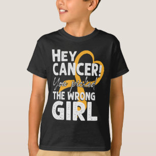 Medvetenhet om cancer hos barn Överlevande Fel Kid T Shirt