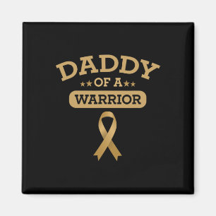 Medvetenhet om cancer hos barn, pappa till en krig magnet