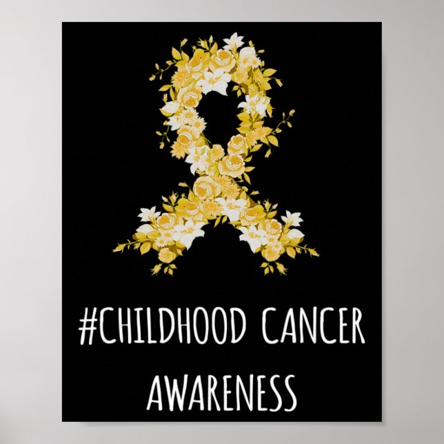 Medvetenhet om cancer hos barn poster (Framsidan)