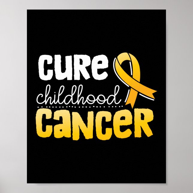 Medvetenhet om cancer hos barn poster (Framsidan)