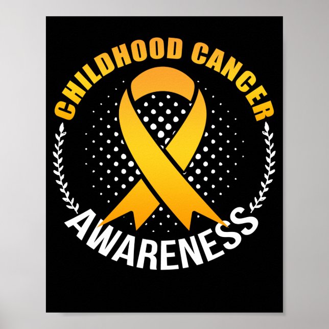 Medvetenhet om cancer hos barn poster (Framsidan)