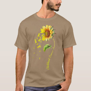 Medvetenhet om cancer hos barn Solros923 T Shirt