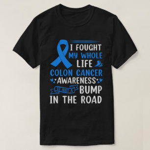 Medvetenhet om cancer hos RD Colon Colorectal Blue T Shirt