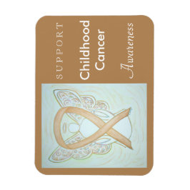 Medvetenhet om cancer i barndomen Angel Anpassning Magnet