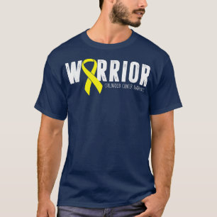Medvetenhet om cancer i barndomen i guld t shirt