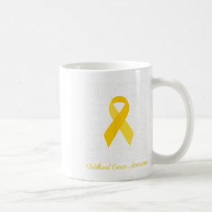 Medvetenhet om cancer i barndomen i månaden tror p kaffemugg
