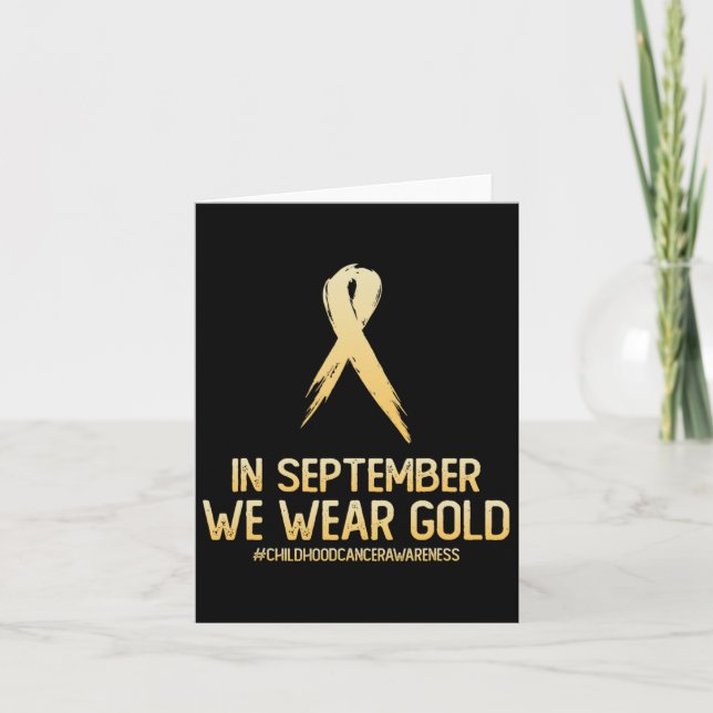 Medvetenhet om cancer i barndomen i september kort (Framsida)