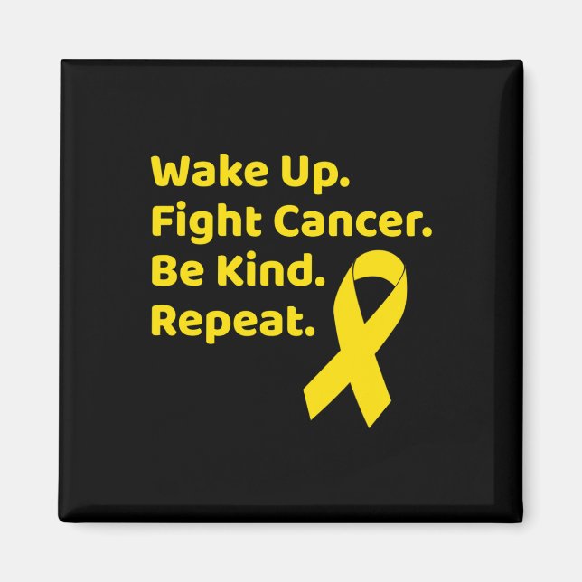 Medvetenhet om cancer i barndomen i september magnet (Framsidan)