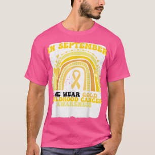 Medvetenhet om cancer i barndomen i september t shirt