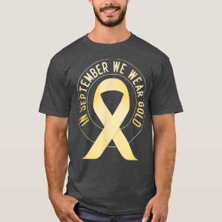 Medvetenhet om cancer i barndomen i september t shirt