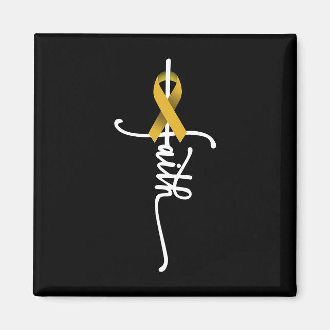 Medvetenhet om cancer i barndomen magnet (Framsidan)