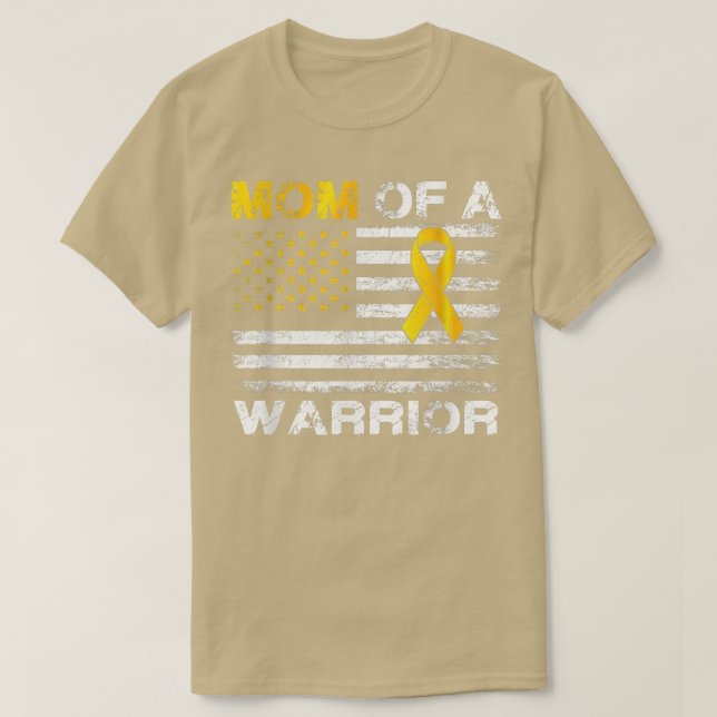 Medvetenhet om cancer i barndomen mamma t shirt (Design framsida)