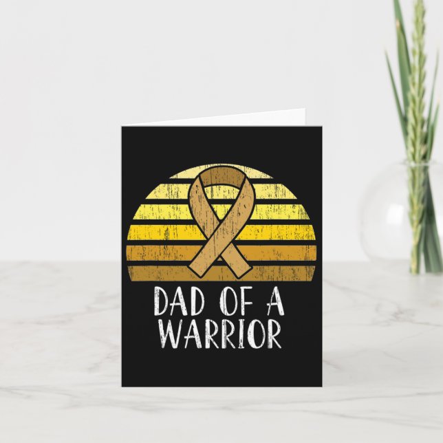 Medvetenhet om cancer i barndomen pappa kort (Framsida)