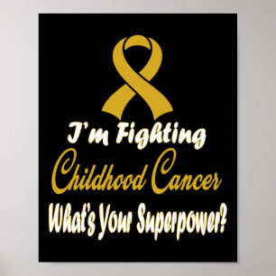 Medvetenhet om cancer i barndomen poster