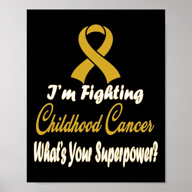 Medvetenhet om cancer i barndomen poster (Framsidan)