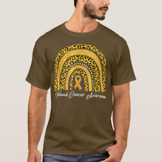 Medvetenhet om cancer i barndomen Rainbow Leopard  T Shirt