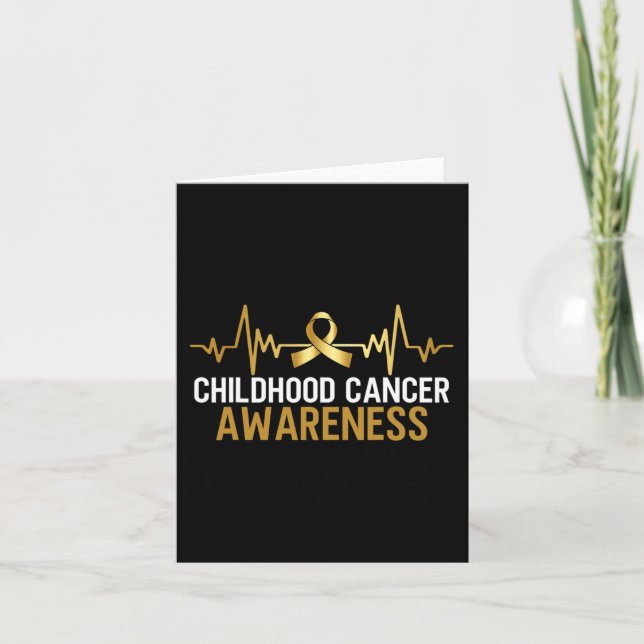 Medvetenhet om cancer i barndomen september 2 kort (Framsida)