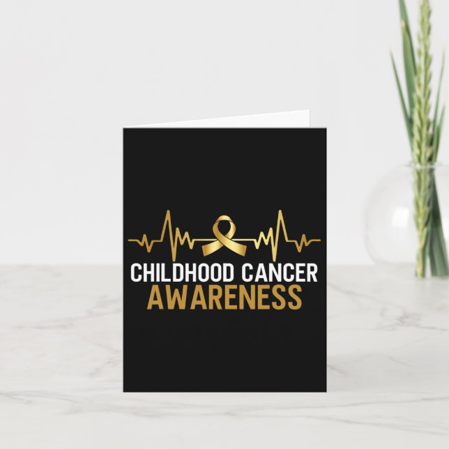 Medvetenhet om cancer i barndomen september Cancer Kort (Framsida)