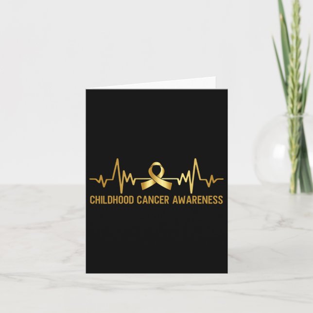 Medvetenhet om cancer i barndomen september Cancer Kort (Framsida)