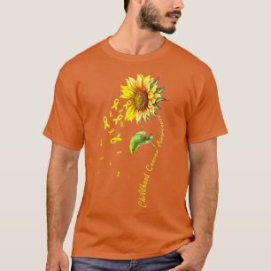 Medvetenhet om cancer i barndomen Solros T Shirt