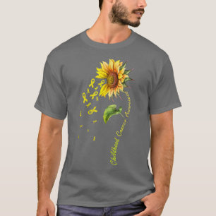 Medvetenhet om cancer i barndomen Solros T Shirt