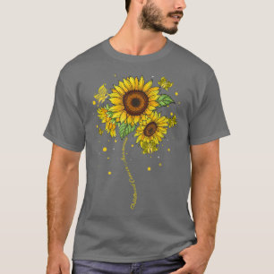 Medvetenhet om cancer i barndomen Solrosblommor T Shirt