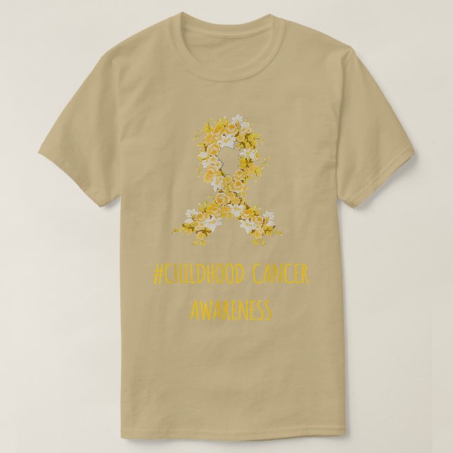 Medvetenhet om cancer i barndomen t shirt (Design framsida)
