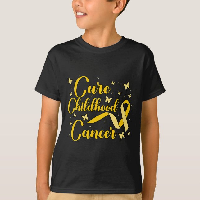 Medvetenhet om cancer i barndomen t shirt (Framsida)