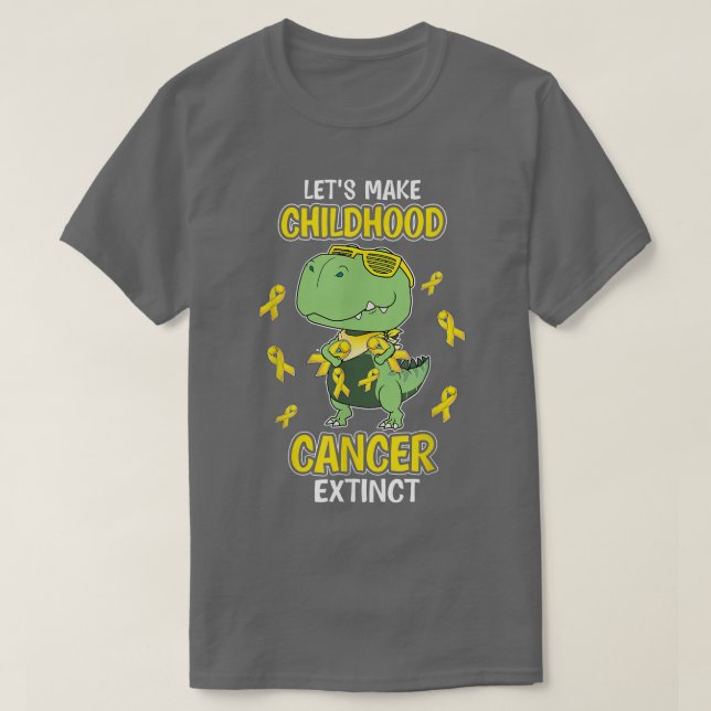 Medvetenhet om cancer i barndomen vid barndaghem t shirt (Design framsida)