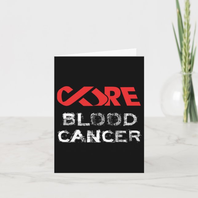 Medvetenhet om cancer i blodet kort (Framsida)