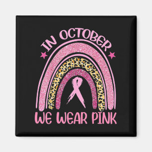 Medvetenhet om cancer i bröstcancer oktober magnet