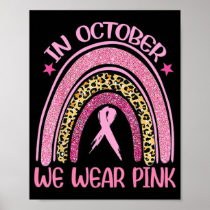 Medvetenhet om cancer i bröstcancer oktober poster