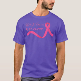 Medvetenhet om cancer i bröstcancer överlevande t shirt
